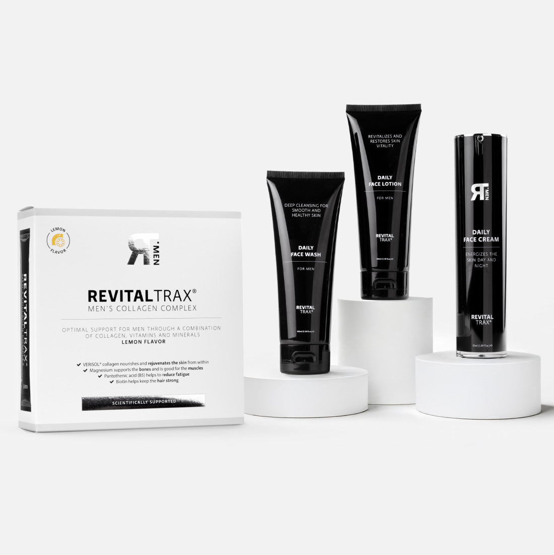 RevitalTrax for Men | Collageen & Complete Mannen Bundels