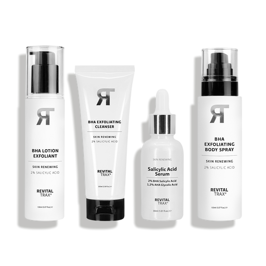 BHA Set: Cleanser + Serum + Lotion Exfoliant + Body Spray